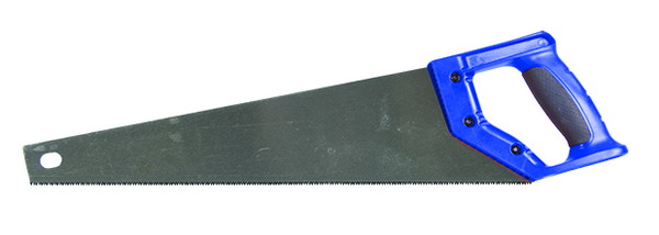 Ножовка по дереву 450мм,11 TPI, ручка 2к,универ.проф., 3D, Китай (2601052)